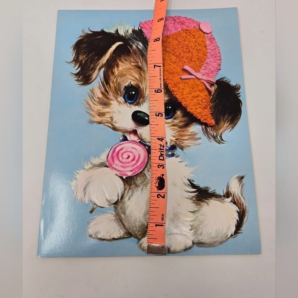 VINTAGE 1970S GREETING CARDS OVERSIZE BABY PUPPY 1990S ANNE GEDDES POSTCARDS LOT